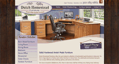 Desktop Screenshot of dutchhomesteadfurniture.com